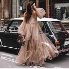 Olivia Mark - Chic Bubble Sleeve Sheer Mesh Evening Gown Travel Dress, Dress Stores Online, Bubble Sleeve, Maxi Dress Online, Sleeves Clothing, Fairy Dress, Pink Maxi Dress, Style Maxi Dress, Maxi Dress Party