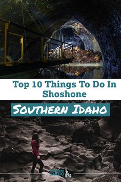 the top 10 things to do in shoshine, southern idaho - featured with text overlay