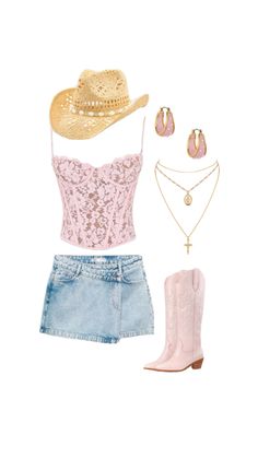 Birthday Outfit Country, Latino Festival Outfit, Outfits For Mexico Ranch, Cute Zach Bryan Concert Outfits, Country Concert Ideas Outfit, Zach Bryan Outfit Ideas, Becky Hill Concert Outfit, Country Thunder Outfits Ideas, Jingle Ball Concert Outfit Ideas