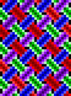 an image of a colorful pattern that looks like it has been made out of squares