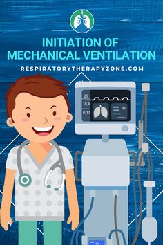 a man standing in front of a machine with the caption information of mechanical ventilation