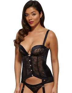 Find ideas๏ฟฝand inspiration for Gossard Retrolution Corset 8519 Womens Sexy Underwired Basque Black , Intimates & Sleep Corset Shapewear, Lingerie Plus, Lingerie Plus Size, Women's Shapewear, Designer Lingerie, Feminine Design, Vintage Inspired Design, Lingerie Fashion, Bra Women