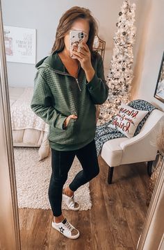 Winter Must-Haves From Walmart - Beverly Ennis Hoyle Cheap Comfortable Winter Sweatshirt, Walmart Womens Clothing, Walmart Fall Outfits 2023, Walmart Outfits 2023 Winter, Womens Casual Winter Outfits, Affordable Comfy Winter Hoodie, Walmart Fashion 2023, Women’s Outfits Winter, Walmart Outfits Fall 2024