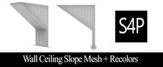 the logo for wall ceilinging shop mesh + recolors, with an image of a