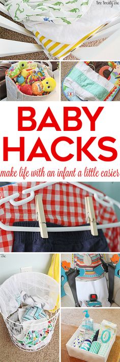 baby hacks to make life with an infant's little easter basket and more