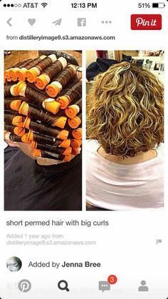 Image result for stacked spiral perm on short hair Loose Curl Perm, Youtube Hair, Spiral Perm, Short Permed Hair, Curly Hair Drawing, Spring Hair, Curly Hair Styles Easy, Curly Hair Inspiration, Curly Hair Routine