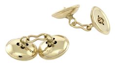 These vintage 14K yellow gold threaded button cufflinks, circa 1950's, have an elegant simplicity and a low profile which makes them perfect for anytime wear. A distinctive jewelry gift for a man who appreciates unique cufflinks, these estate gold button cuff links are sure to be noticed. Unique Cufflinks, Gold Threads, Cuff Links, Gold Buttons, Jewelry Gift, Low Profile, A Man, Cufflinks, Jewelry Gifts