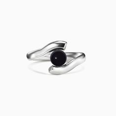 Available in Sterling Silver with Onyx, Lapis, or Pearl. Stone spins 360 degrees throughout the ring. Sizes 5, 6, 7, 8Handmade in NYC Please note rings may take 2-4 weeks to ship if your size is out of stock. To ensure timely delivery, please email customerservice@agmesnyc.com to confirm your size is in stock and ready to ship. Minimalist Bypass Ring With Polished Finish, Minimalist Polished Bypass Ring, Minimalist Round Bypass Ring With Polished Finish, Modern Adjustable Bypass Ring, Modern Adjustable Ring With Tension Setting, Adjustable Tension Setting Jewelry For Formal Occasions, Modern Adjustable Tension Setting Ring, Modern Adjustable Tension Set Rings, Modern Twist Silver Bypass Ring