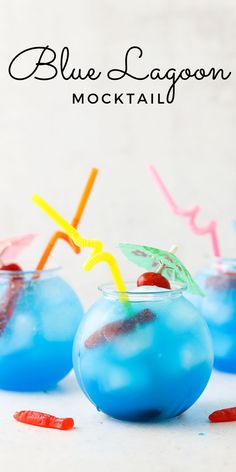 Blue Drink Cocktail Non Alcoholic, Blue Lagoon Mocktail, Recipe Lemonade, Pool Party Drinks, Blue Lagoon Cocktail, Summer Drink Recipe