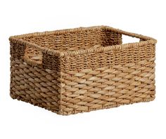 an empty basket is shown on a white background