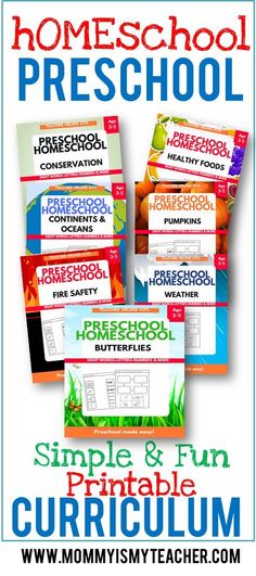 the back to school printables for homeschool preschool and elementary students are shown