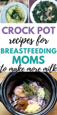 crock pot recipes for breastfeeding moms to make more while they cook