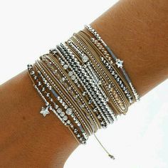 Vintage Jewelry Diy, Jewelry Bracelets Silver, Beaded Bracelets Diy, Crystal Art, Silver Jewelry Handmade, Diy Schmuck, Bracelet Designs