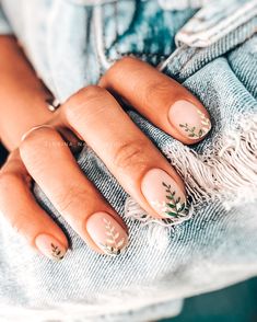 Easy Nails, Smink Inspiration, Minimal Nails, Her Nails, Nailed It, Minimalist Nails, Dream Nails, Pretty Acrylic Nails, Floral Nails