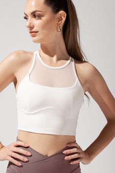 Sporty and functional, yet fashionable and daring. Meet the Celeste Mesh Bralette. Featuring a contoured under-bust detail and criss-cross back straps to support you from Pilates to brunch with your besties. Compression Level: Performance Level: Thigh Challenge, Bra Making, Crop Bra, Blouse Jeans, Black Bralette, Long Sleeve Jumpsuit, Coconut Cream, Baby Month By Month, Outerwear Women