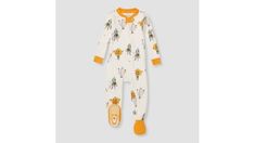 Burt's Bees Baby Infants Snug Fit Halloween Costume Off White & Orange Footed Pajama (SizeM) (6-9) | Target Burts Bees Baby, Burt's Bees, Baby Bee, Burts Bees, Infants, Snug Fit, Halloween Costume, Baby Clothes