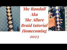 The Randall aka The Allure braid tutorial !! #homecoming2023 #fafo #communityovercompetition - YouTube Military Ribbons, Homecoming Spirit, Ribbon Braids, Mums The Word, Homecoming Mums Diy