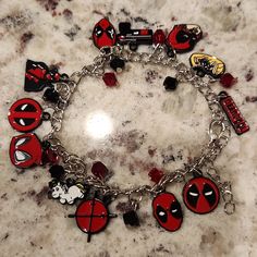 Deadpool Charm Bracelet Brand New Deadpool Jewelry, Disney Jewelry, Womens Jewelry Bracelets, Deadpool, New Color, Charms, Charm Bracelet, Women Jewelry, Brand New