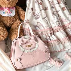 Color: Brown•PinkMaterial: PU Size Length(cm)(inch) Width(cm)(inch) Height(cm)(inch) One Size 26.50/10.43 9/3.54 21/8.26 Spring Rectangular Bags With Bow, Cute Pink Bags For Spring, Tote Shoulder Bag With Bow For Shopping, Shopping Tote Shoulder Bag With Bow, Spring Everyday Bag With Bow Detail, Pink Shoulder Bag With Bow, Pink Large Capacity Feminine Shoulder Bag, Chic Pink School Satchel, Chic Pink Satchel For School