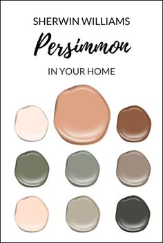 sheryln williams's persimmon in your home with the words, sheryl