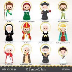 a bunch of different types of people dressed in medieval clothing and holding their hands together