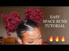 Space Buns With Weave, Space Buns With Clip In Extensions, Space Buns With Braids Tutorial, How To Do Curly Space Buns, Space Buns Tutorial Curly Hair, Space Buns Black Women, Curly Space Buns Black Women, Two Space Buns, Braided Space Buns Tutorials