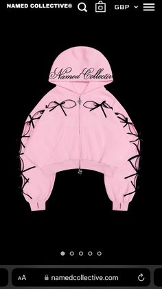 Cute Pink Hoodie Outfit, Clothing Brand Ideas, Graphic Outfit, Kids Outfits Daughters, Cute Online Clothing Stores, Clueless Fashion, Cute Clothing Stores, Y2k Hoodie, Cute Lazy Outfits