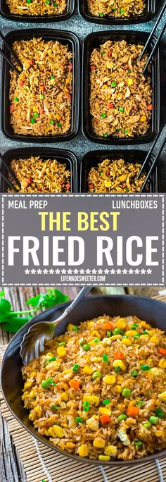 the best fried rice recipe in a pan