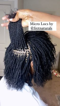 🍃For Your Viewing Pleasures🍃 322 locs and it took 14 hours 🙊🙊 We started at 2pm and finished at 4am. Trust and believe, it is a whole… | Instagram Microlocs With Color, Microlocs Inspiration, Natural Bridal Hair, Micro Braids Styles, Best Braid Styles, Short Hair Twist Styles, Natural Hair Haircuts, Locs Styles, Micro Locs