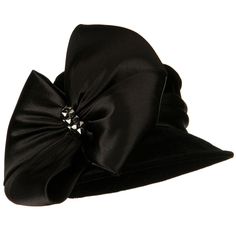 Big Bow Velvet HatMade of 100% velvet.One size fits most with size adjustable string inside, fitting up to 7 1/4.Crown measures 4 inches high, lined inside.Brim measures 4 inches wide, wired along the brim.Soft, thick and warm material.Hand washable. Imported. Available in different style and colors. If you ladies are looking for a highly decorative hat for special outings, our Big Bow Velvet Hat will look great in your outfits. This soft and easily crushable velvet hat is designed to bring out Bucket Hat With String, Dressy Hats, Bucket Hat Women, Women Hats Fashion, Velvet Hat, Elegant Hats, Big Bow, Big Bows, Outdoor Events