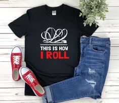 "* All shirts are unisex. * Product measurements may vary by up to 2 inches. * All Designs are originally made by myself or my team.  Roller Coaster shirt with the quote \"This Is How I Roll\" is a fun gift for men and women!  To see more designs of your topic Roller Coaster you can search & find them in the store:   https://www.etsy.com/shop/Retailorie  You find there also an announcement if the shipping & production times change :) this is how i roll,roller coaster shirt,amusement park shirt,roller coaster gifts,theme park shirts,roller coaster lover,roller coaster merch,park shirt,amusement ride,adventure park," Roller Coaster Tshirt Ideas, Parc D'attraction, 12th Birthday, Hair Rollers, Adventure Park, Best Gifts For Men, My Team, Navy Shirt, Amusement Park