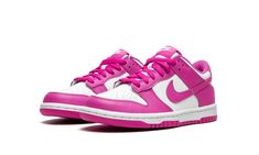 Shop Dunk Low GS "Active Fuchsia" at Stadium Goods, the world's premier marketplace for authentic sneakers and streetwear. Fast shipping, easy returns. Jordan Rose, Nike Blazer Outfit, Buty Marki Nike, Nike X Travis Scott, Boty Nike, Dr Shoes, Preppy Shoes, Cute Nike Shoes, Nike Dunk High