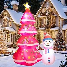 Christmas Blow Up, Inflatable Christmas Tree, Snowman Christmas Decorations, Inflatable Decorations, Christmas Inflatables, Snowman Christmas