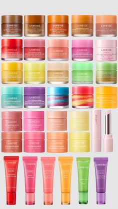 All laniege lip mask/balm #laneige #laneigelipmask #beauty #lipsleepingmask #skincare #skincareproducts #viral # beauty #laneigeproduct #skincarewishlist #wishlist Laniege Lip Mask, Lip Gloss Balm, Lip Balm Collection, Laneige Lip, Shower Skin Care, Perfect Skin Care Routine, Laneige Lip Sleeping Mask, Pretty Skin Care