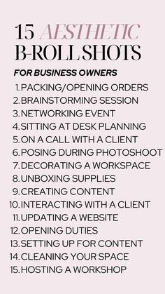 the 15 aesthetic brochure shows for business owners