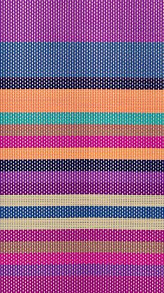 a colorful striped background with dots and lines