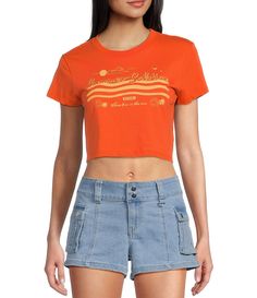 From Rip Curl, this tank top features:Crew neckShort sleevesFront graphicCropped lengthPullover stylingCottonMachine wash/tumble dryImported. Summer Solstice, Hugh Jackman, Rip Curl, Dillard's, Graphic T Shirt, Tank Top, Tank Tops, Birthday, T Shirt