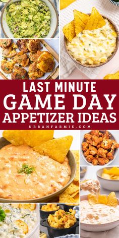 Score big with these Last Minute Game Day Appetizer Ideas! Including bite-sized treats and smooth dips, these Game Day food ideas and easy football snacks are perfect crowd-pleasers. Quick to prepare, these Super Bowl appetizer recipes will keep your Super Bowl menu deliciously stress-free!