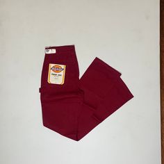 Old Stock Dickies Painters pants NEW. Marked sIZE 27/31 Rise-10 Hips-16 Cuff-7.5 Retro Mid-rise Workwear Pants, Retro Mid-rise Bottoms For Workwear, Retro Wide Leg Bottoms With Hip Pockets, Retro Mid-rise Pants For Work, Retro Full-length Work Pants With Pockets, Retro Wide-leg Pants With Hip Pockets, Retro Wide Leg Pants With Hip Pockets, Retro Cotton Pants With Standard Cut Leg, Retro Cotton Pants With Standard Cut