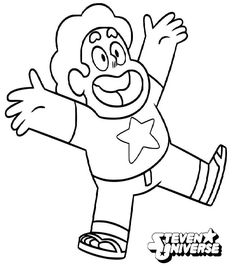 an image of a cartoon character with his arms out and one hand in the air