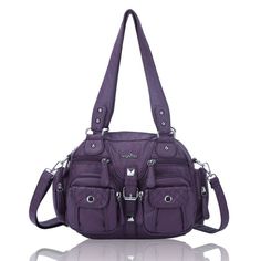 APRICOT COLOR AS FOLLOWS Purple Multifunctional Bag For Daily Use, Double Handle Satchel With Pockets, Multifunctional Purple Bag For Daily Use, Travel Hobo Bag With Pockets, Handheld Satchel With Pockets For Everyday Use, Handheld Hobo Bag With Pockets For Travel, Handheld Hobo Bag With Pockets For Everyday Use, Travel Bag With Pockets And Top Handle, School Hobo Bag With Pockets And Double Handle