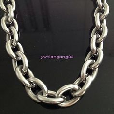 Premium 7 -40 Heavy & Huge Mens 316L Stainless Steel Silver Big O Link Chain Necklace, Fashion Jewelry Combat Outfit, Big O, Big Necklace, Large Necklace, Link Chain Necklace, Necklace Fashion, China Fashion, Fashion Jewelry Necklaces, Chain Link Necklace