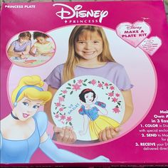 disney princess make a plate kit with instructions