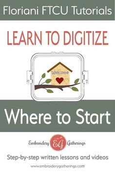 the front cover of learn to digitize where to start