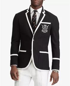 School Outfits Men, School Blazer, Stylish Mens Suits, Mens Sport Coat, Mens Fashion Inspiration, Dapper Men