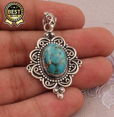 Sleek sellouts! 🤓. Order Beautiful Composite Turquoise Top Quality Gemstone Pendant 925-Sterling Silver Pendant,Antique Silver Pendant Wedding PendantCyber2021 at $59.13 #AnniversaryGift #GiftForHer #WeddingPendant #FreeShippingItem #LowPricePendant #925SilverPendant #GemstonePendant #ShreeJaipurSilver #Pendant #BohoPendant Pink Opal Earrings, Turquoise Top, Gemstone Ring Silver, Antique Silver Rings, Wedding Pendant, Boho Pendant, Copper Turquoise, Friend Gifts, Opal Earrings