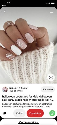 Girls Holiday Nails, Squoval Christmas Nail Ideas, Kids Winter Nail Designs, Cute Xmas Nails Simple, Christmas Nail Designs Kids, Kids Gel Nails Ideas Christmas, Kids Winter Nails, Nail Ideas Xmas, Kids Xmas Nails