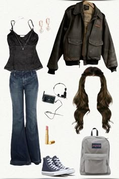 Raven Law Outfits, Dean Winchester Style Women, The 100 Aesthetic Outfit, Dean Winchester Outfit Women, Supernatural Aesthetic Outfit, Supernatural Outfit Ideas, Hogwarts Shifting Outfits, Hogwarts Aesthetic Outfits