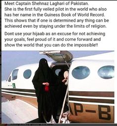 an image of a woman getting out of a plane with her hand on the door