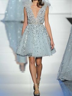 New Arrival Haute Couture Dresses Zuhair Murad, Zuhair Murad Haute Couture, 2015 Couture, Couture 2015, Collection Couture, Blue Party Dress, Haute Couture Dresses, Spring Couture, Dress Images